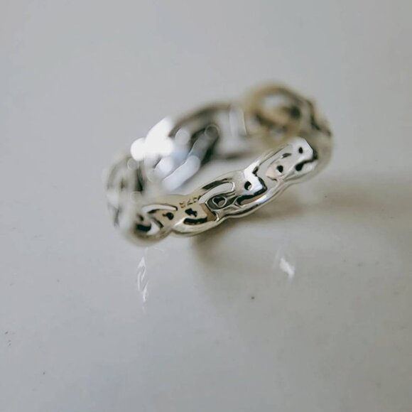 Women's 925 Sterling Silver Celtic Thumb Ring Irish Friendship Ring - Picture 5 of 9